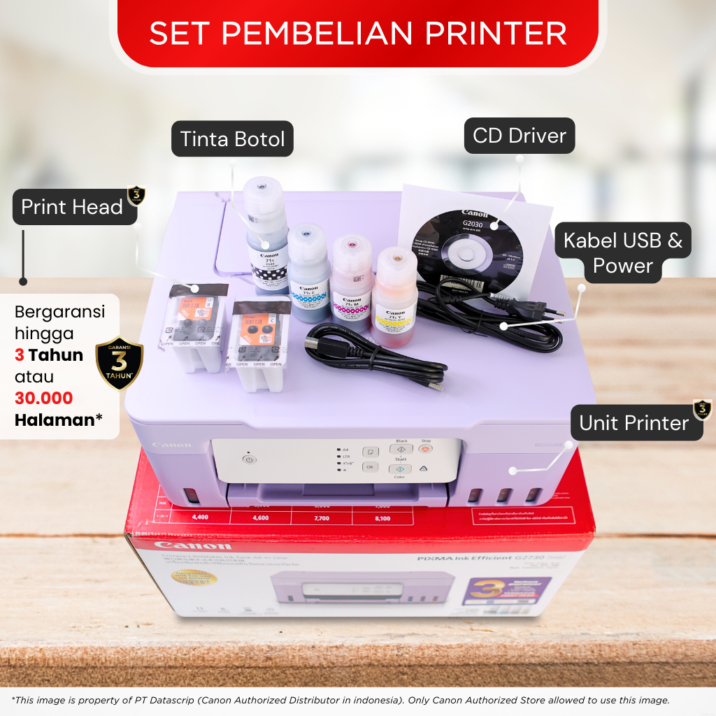Jual FixPrint Printer Canon G2730 Purple - Ink Tank All In One Print ...