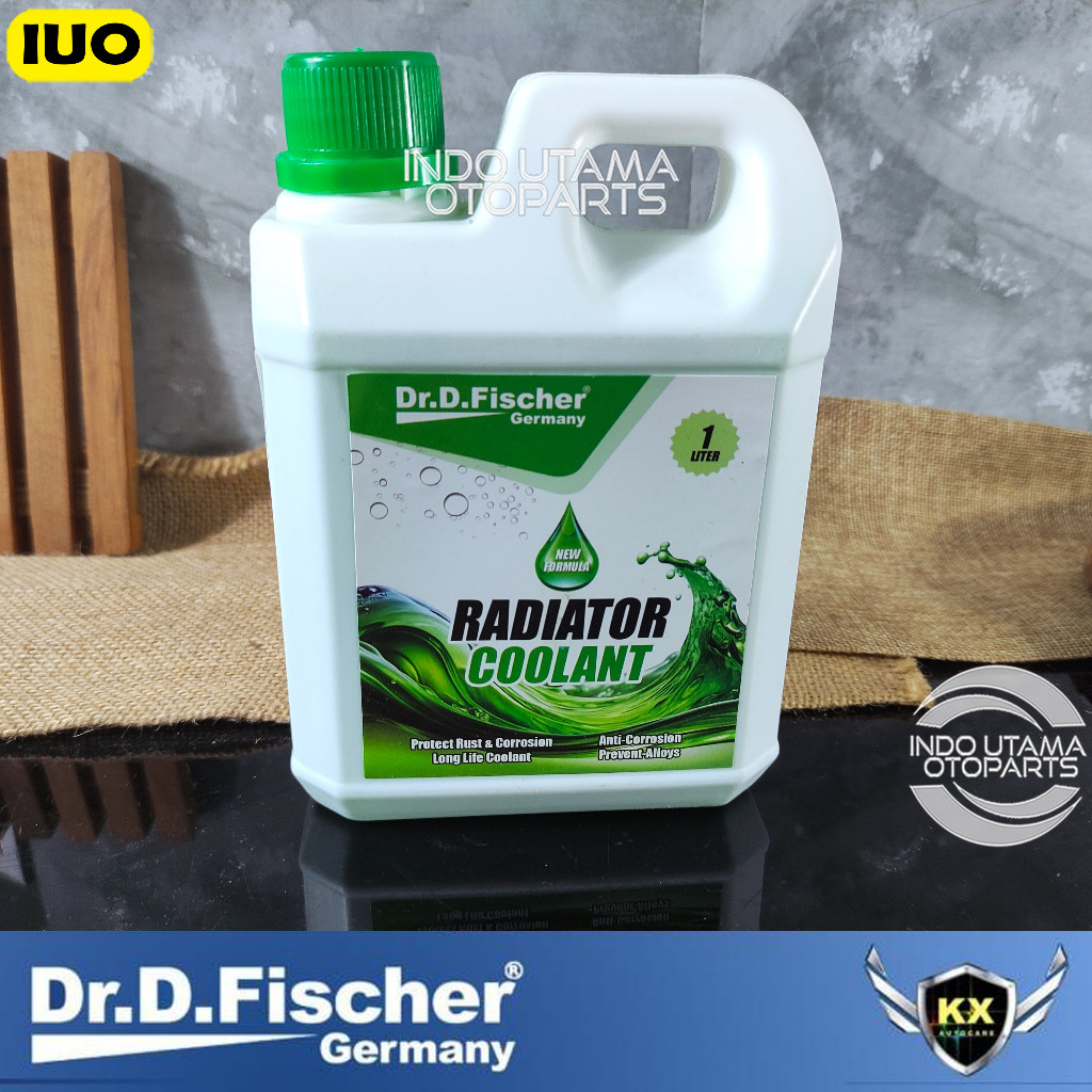 Jual Air Radiator Coolant Merk DR FISCHER Cairan Radiator Coolant Warna ...
