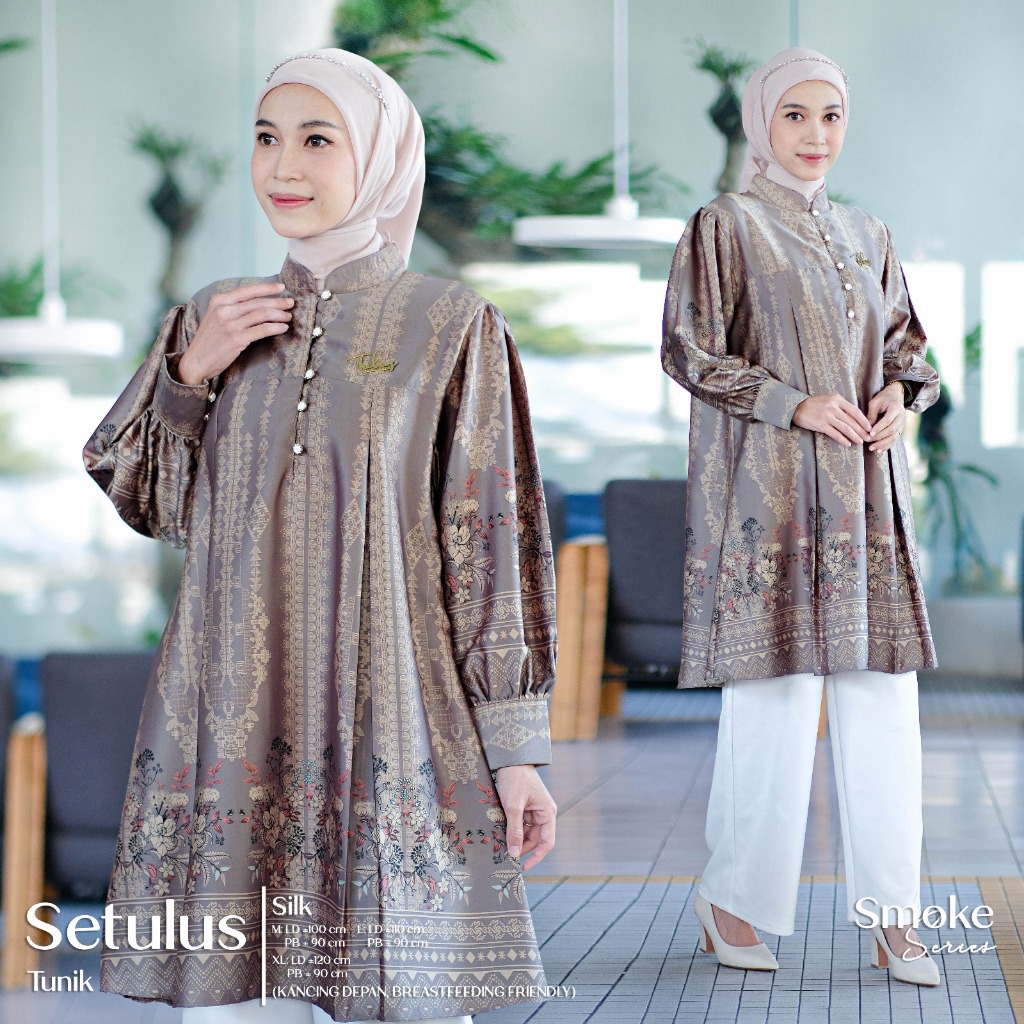 Jual Setulus Signature Setulus Tunik Atasan Wanita Silk Motif Batik ...