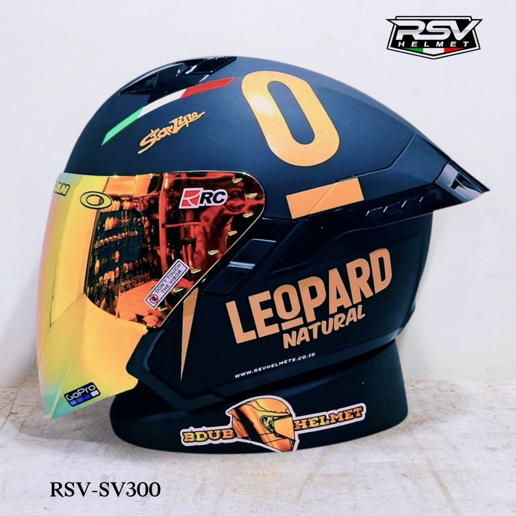 Jual Helm Rsv sv300 Black dof paket ganteng | Shopee Indonesia