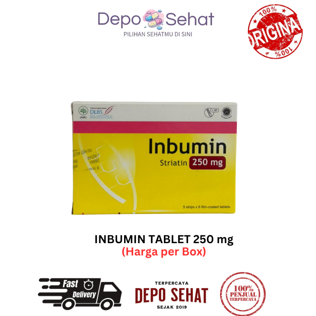 Jual INBUMIN Tablet 250mg | Shopee Indonesia