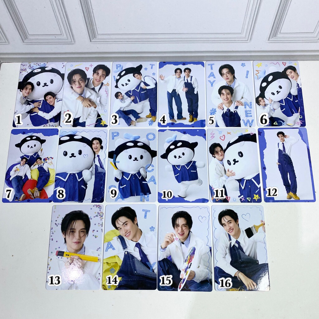 Jual CC TayNew Polcasan Collectible Card Polca Fam Meeting Gmmtv