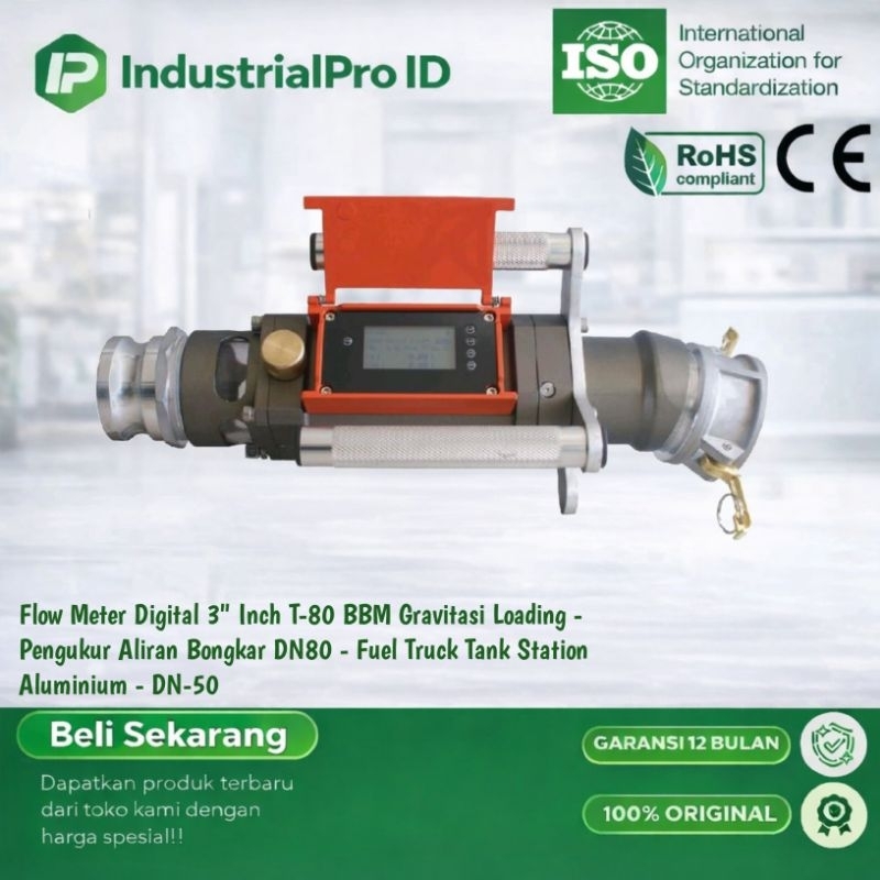 Jual Flow Meter Digital 3" Inch T-80 BBM Gravitasi Loading - Pengukur ...