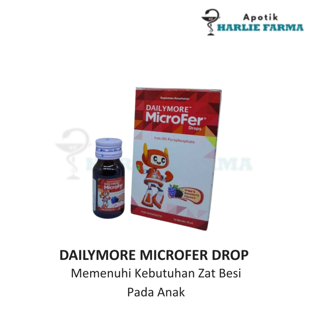 Jual Dailymore Microfer daily drop 15 ml - Suplemen Kesehatan Zat Besi ...