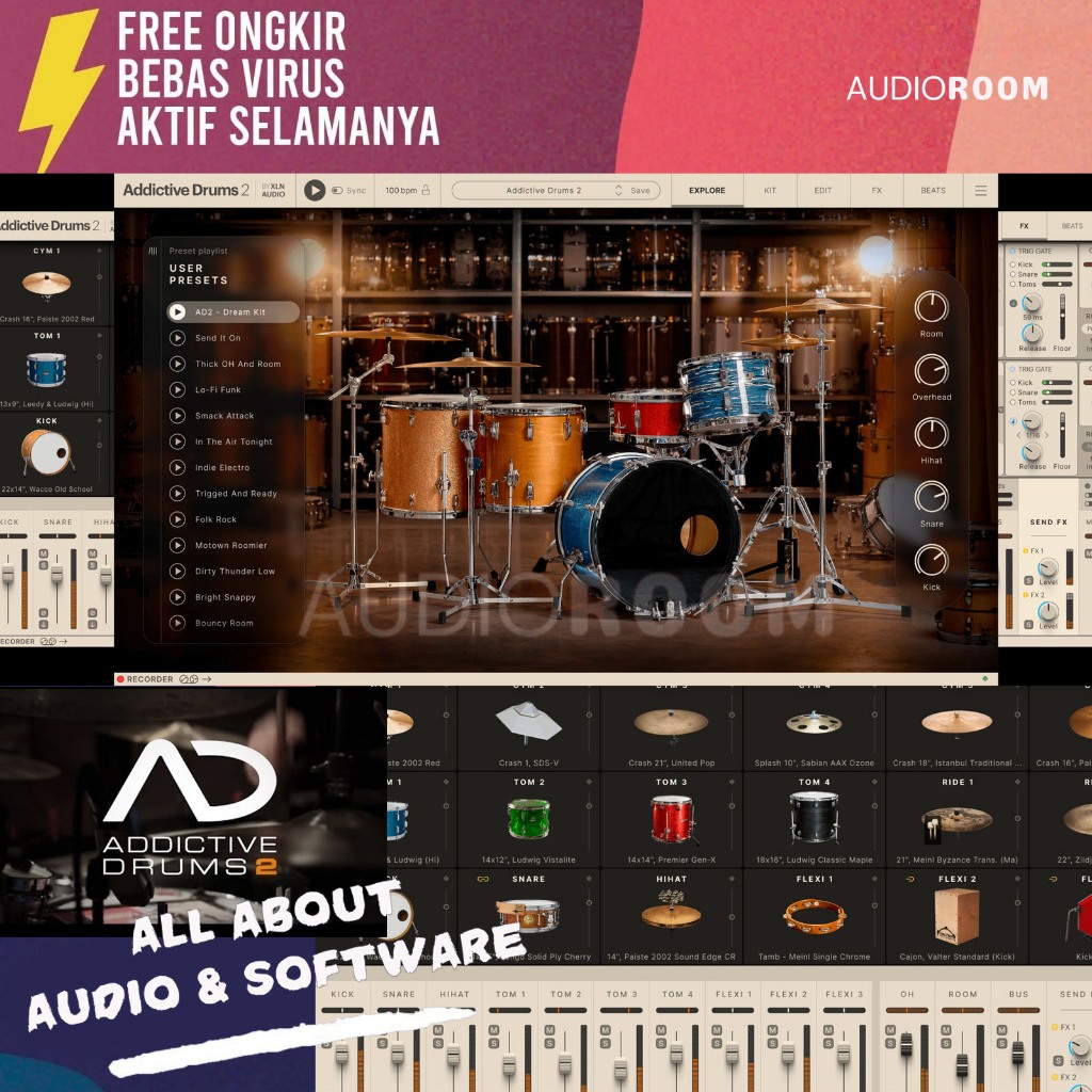 XLN Audio - Addictive Drums 2 Complete v2.9.0.4 WIN/MAC ( Full Activated )