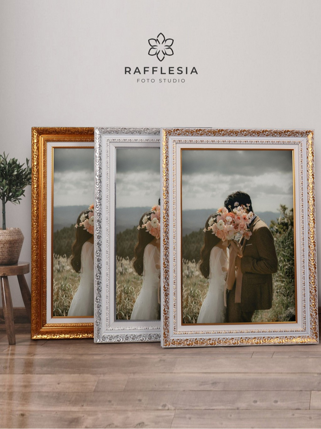 Jual Bingkai Foto Full Ukir Linen Ukuran 20RP/24R/32R/36R - Tebal ...