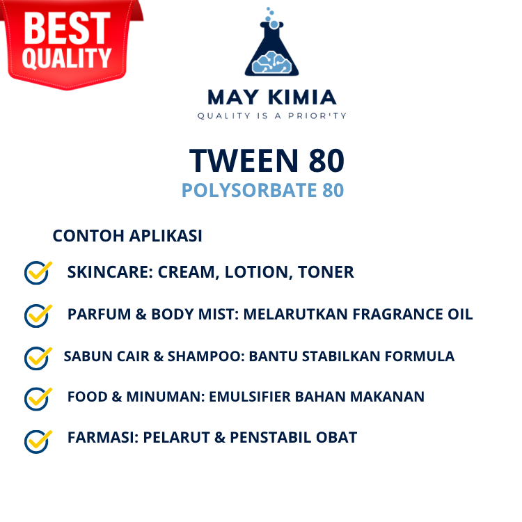 Jual Tween 80 / Tween 80 100g / Twen 80 100g / polysorbate 80 ...