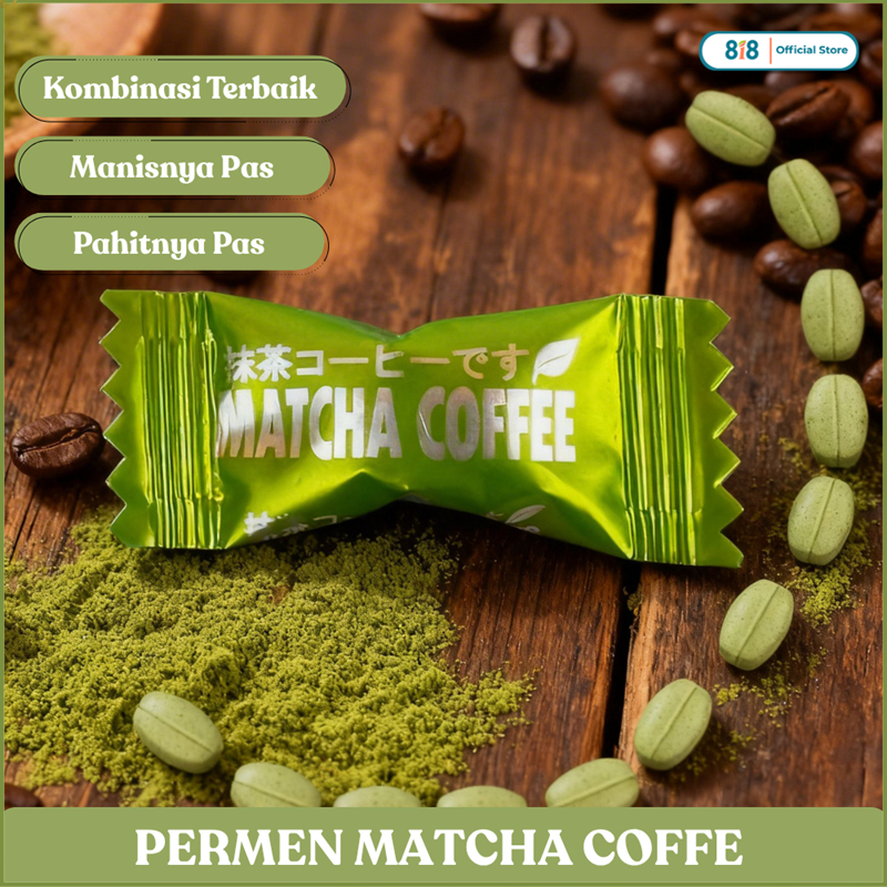 Jual Permen Matcha Coffee Viral Bebas Gula Rasa Matcha Yang Nikmat ...