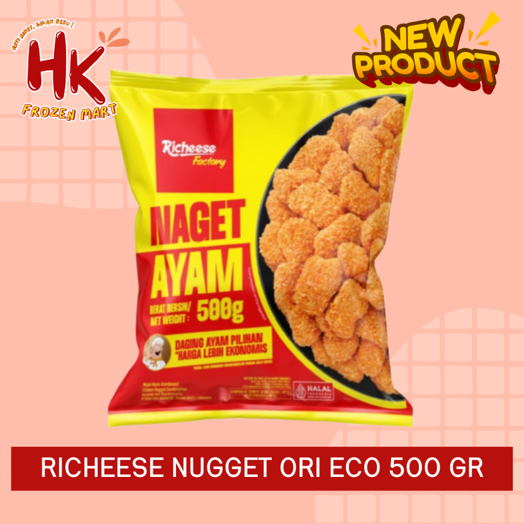 Jual Richeese ECO Crispy Bubble 450GR | ECO Nugget Original 500GR ...