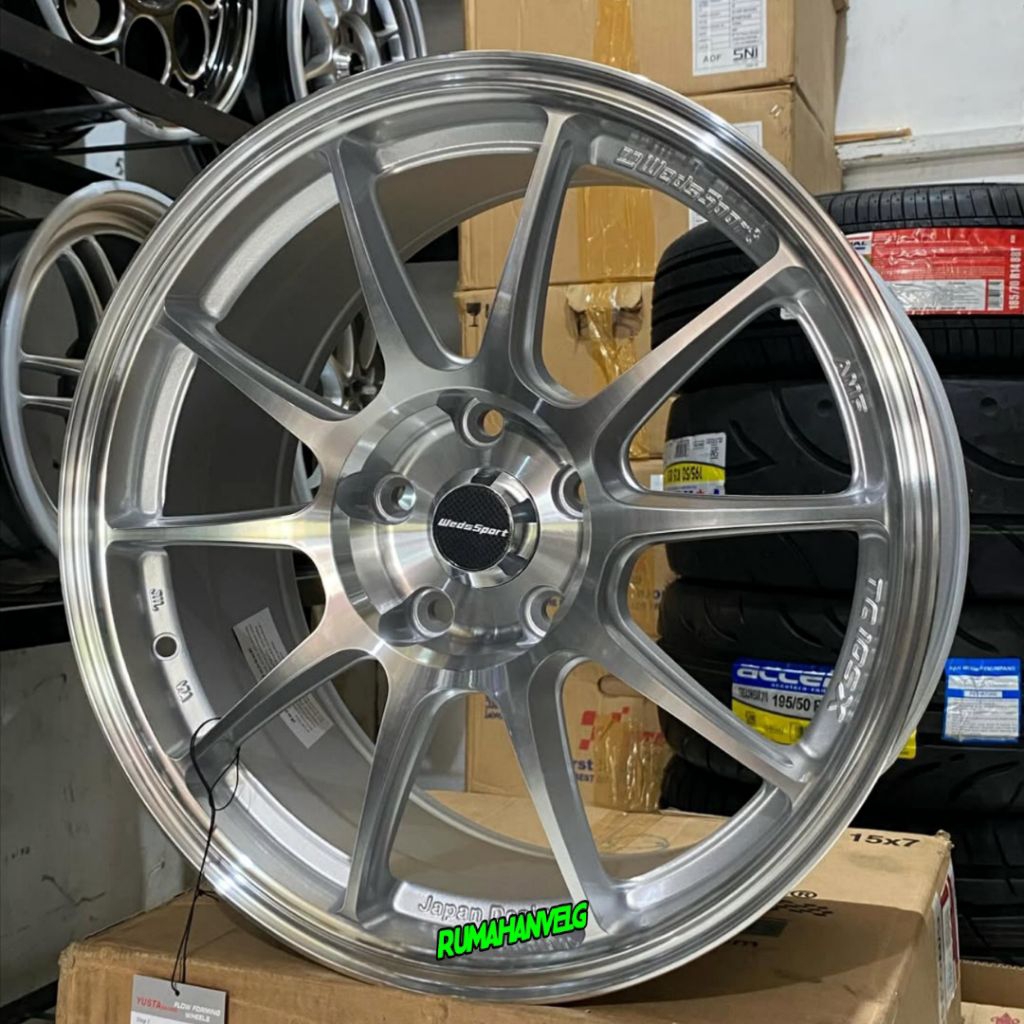 Jual velg wedssport tc105x r17 lebar 8 pcd 5x114,3 et 42 velg mobil ...