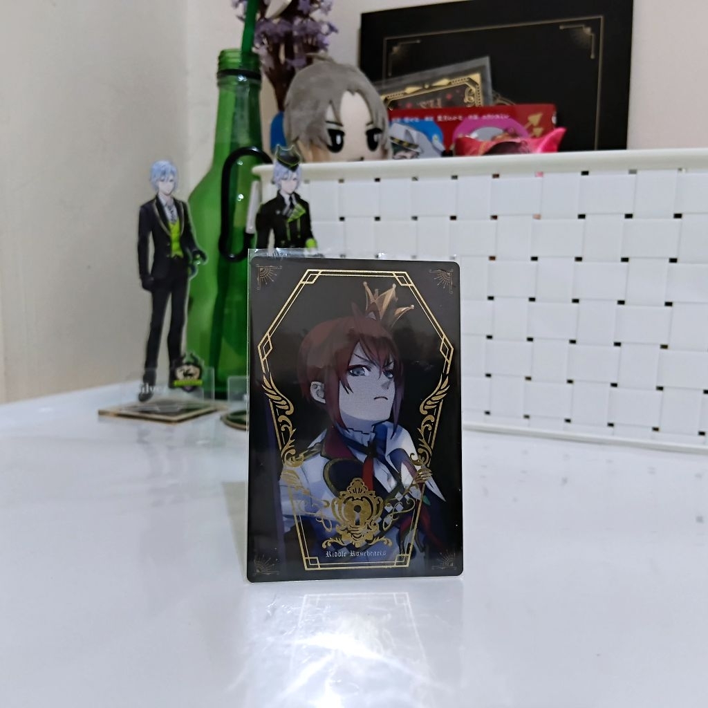 Jual Official Twisted wonderland merch card paper postcard malleus idia ...