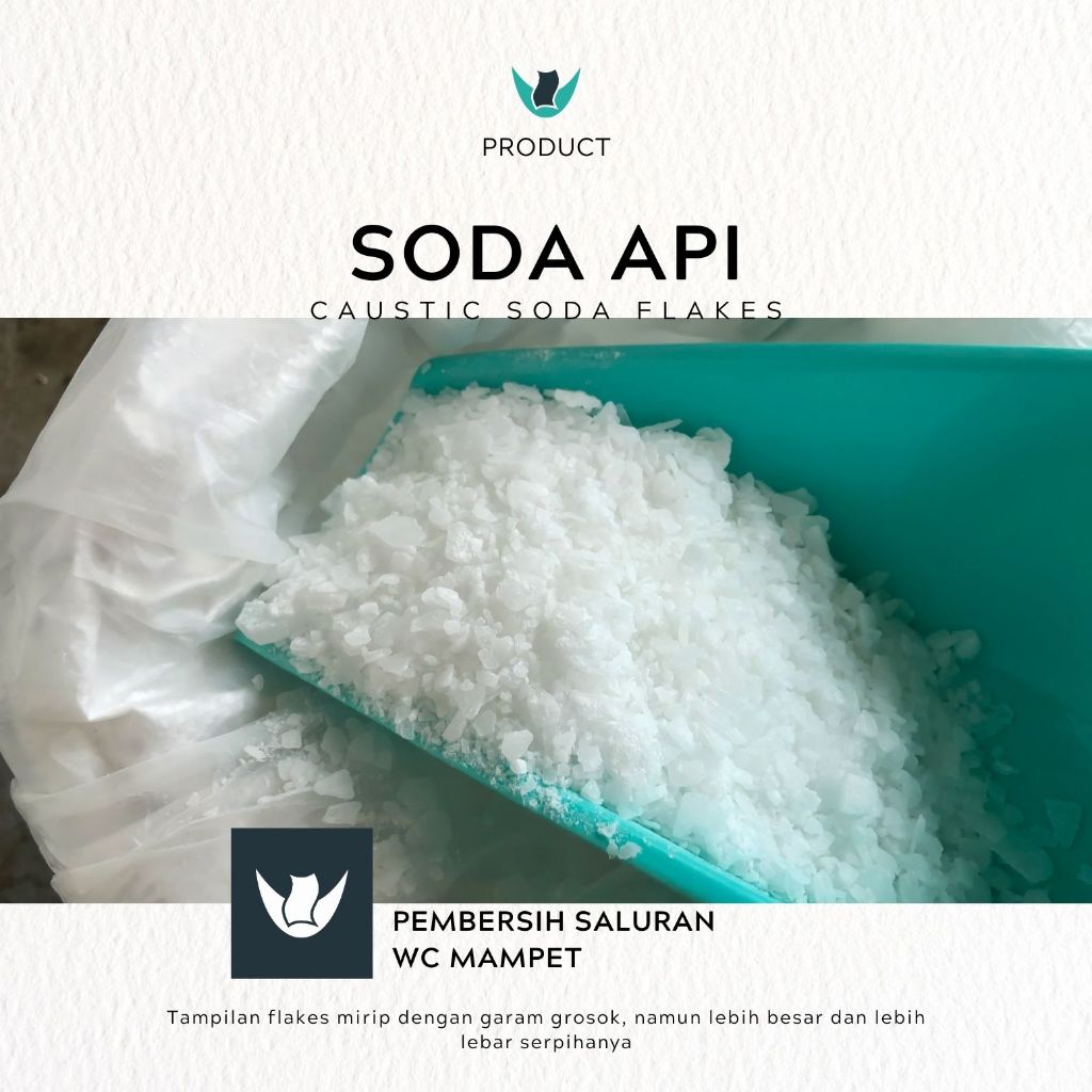 Jual (WBS) Soda Api / NaOH / Caustic Soda 25 Kg 1 Sak | Shopee Indonesia
