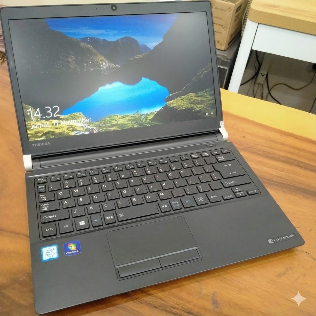 Jual Laptop Toshiba dynabook R73/J i3 7100U 8GB SSD256GB Windows