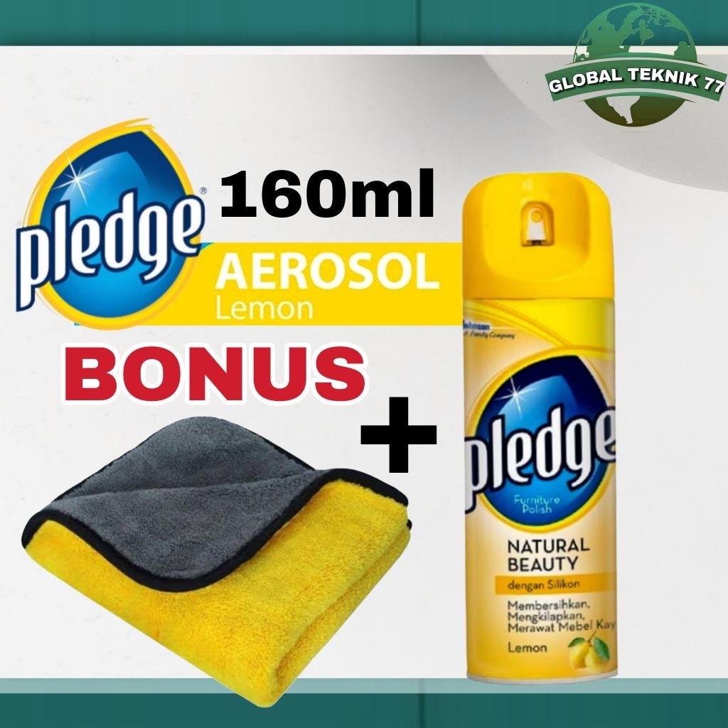 Jual Pledge Aerosol Spray Lemon 330Ml - Furniture Polish & Pengkilap ...