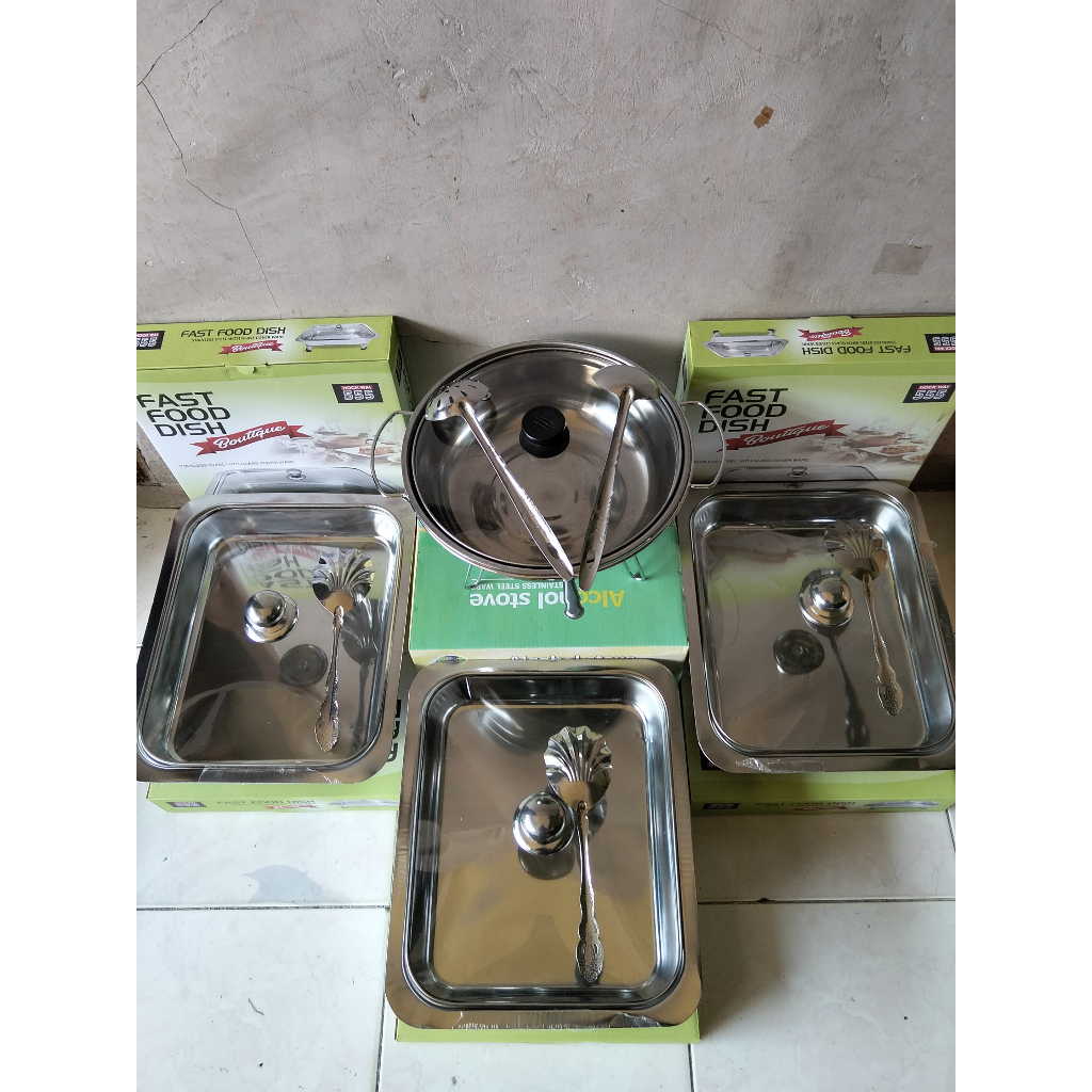 Jual DAPUR UNIK TERMURAH SET PRASMANAN WADAH SAJI KOTAK hockway 3 BULAT ...