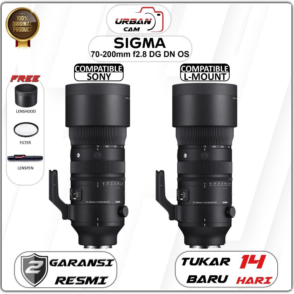 Jual Sigma 70-200mm f2.8 DG DN OS Sports / Lensa Sigma 70-200mm f2.8 DG ...