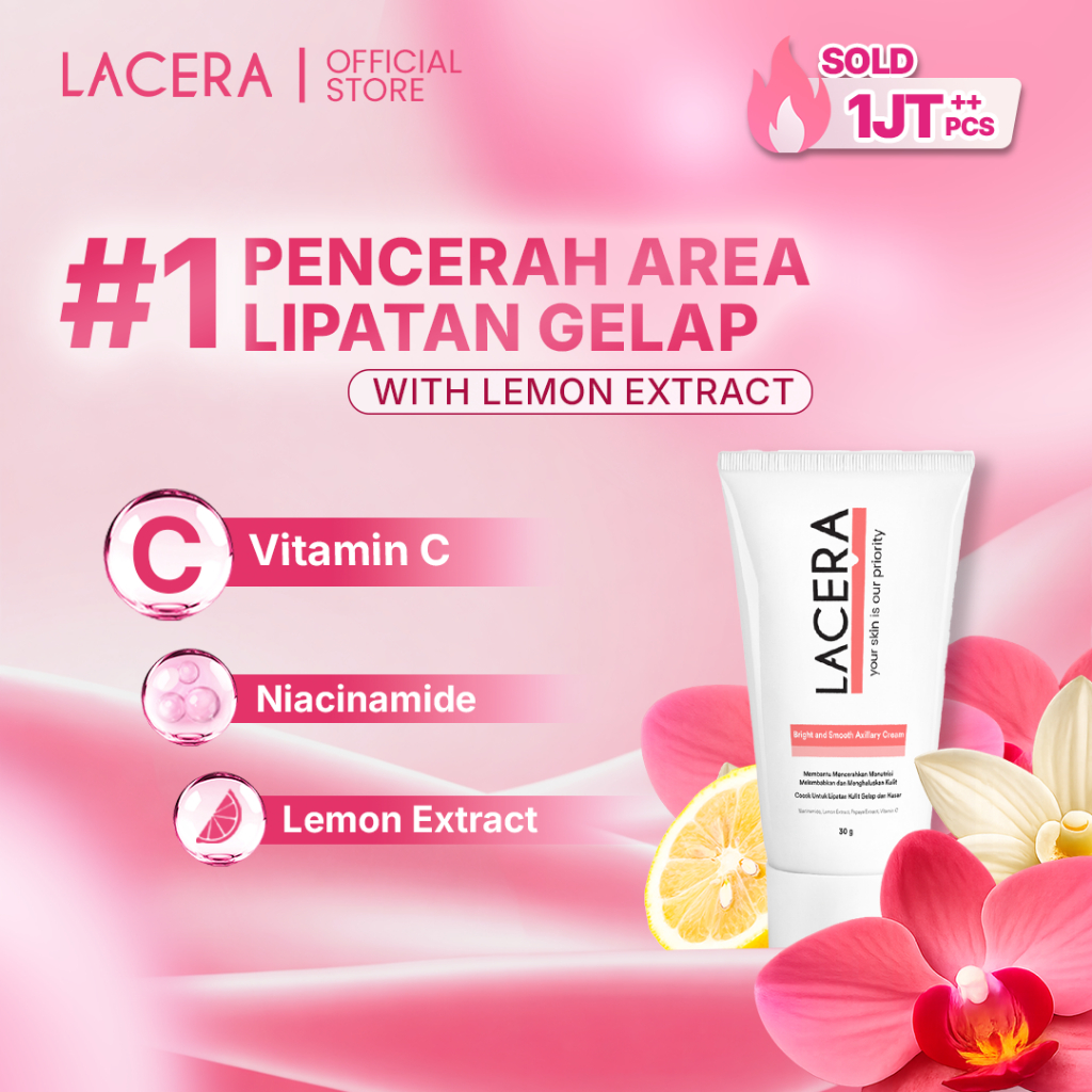 Jual Lacera Bright and Smooth Axillary Cream 30 G - Pencerah Ketiak ...