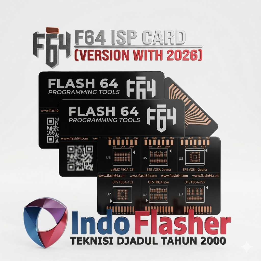 Jual F64 ISP Card - Flash 64 BGA ISP Board - BGA SOLDERING F64 PCB ...