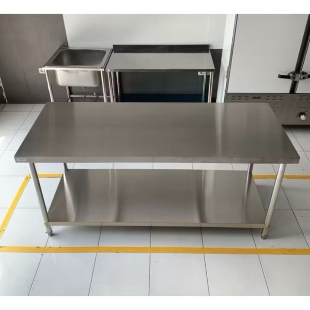 Jual Meja dapur MBG stainless steel meja pemorsian kitchen working ...