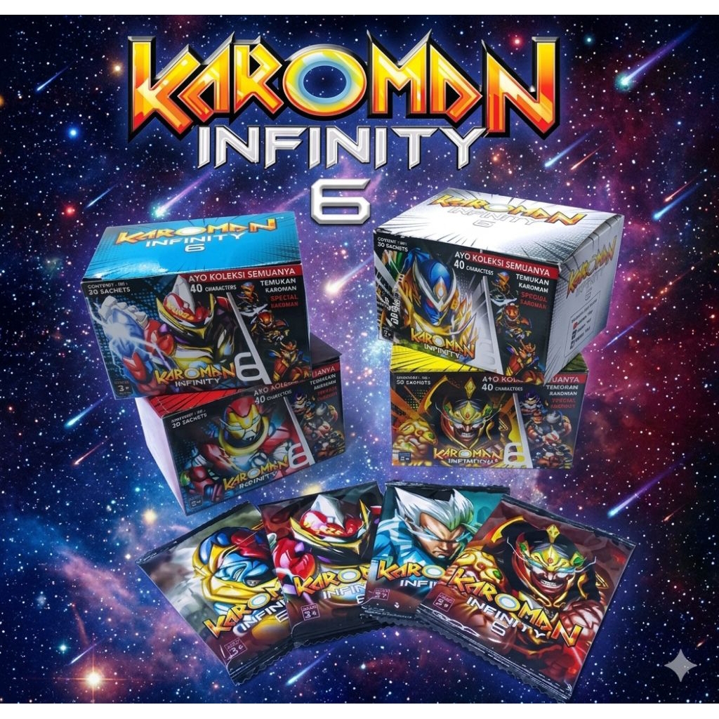 Jual Harga 1 kotak Karoman Infinity 6, berisi 30 sachet. | Shopee Indonesia