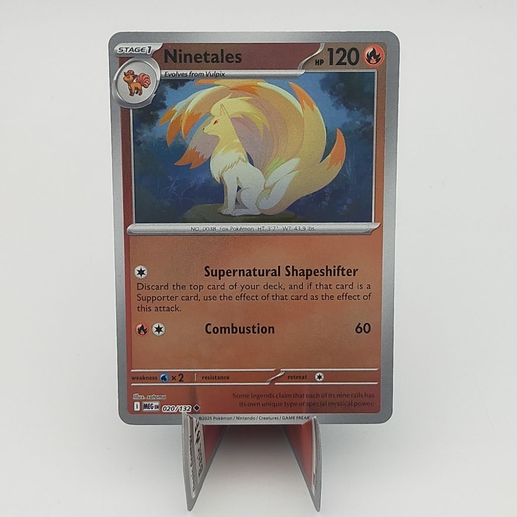 Jual Kartu TCG Pokemon EN Original Ninetales Holo Mirror MEG 051/132 |  Shopee Indonesia