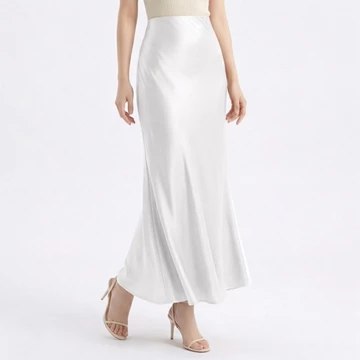 Rok Satin Silk Premium Maxi – Long Korean Satin Skirt – Look Slim – S–3XL CAROSEL