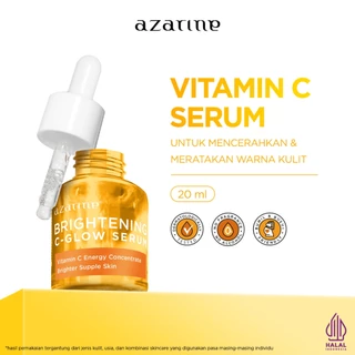 Azarine Brightening C-Glow Serum 20ml Serum Mencerahkan Glowing