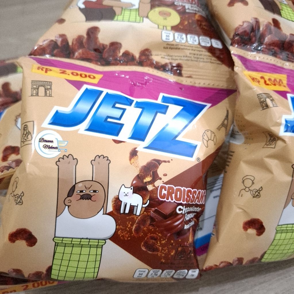 Jual Jetz Croissant 1 renceng isi 10 bungkus | Shopee Indonesia