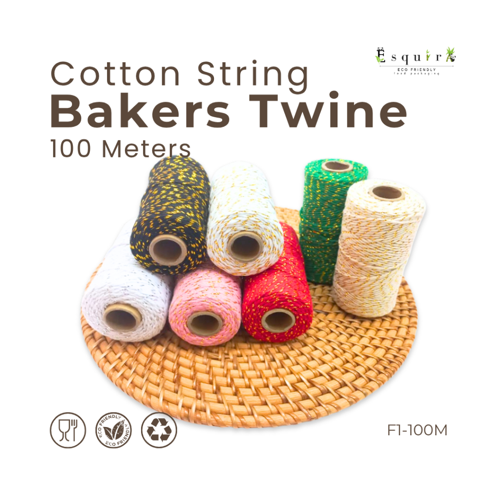 Jual Cotton String / Benang String / 100M / Bakers Twine F1-100M ...