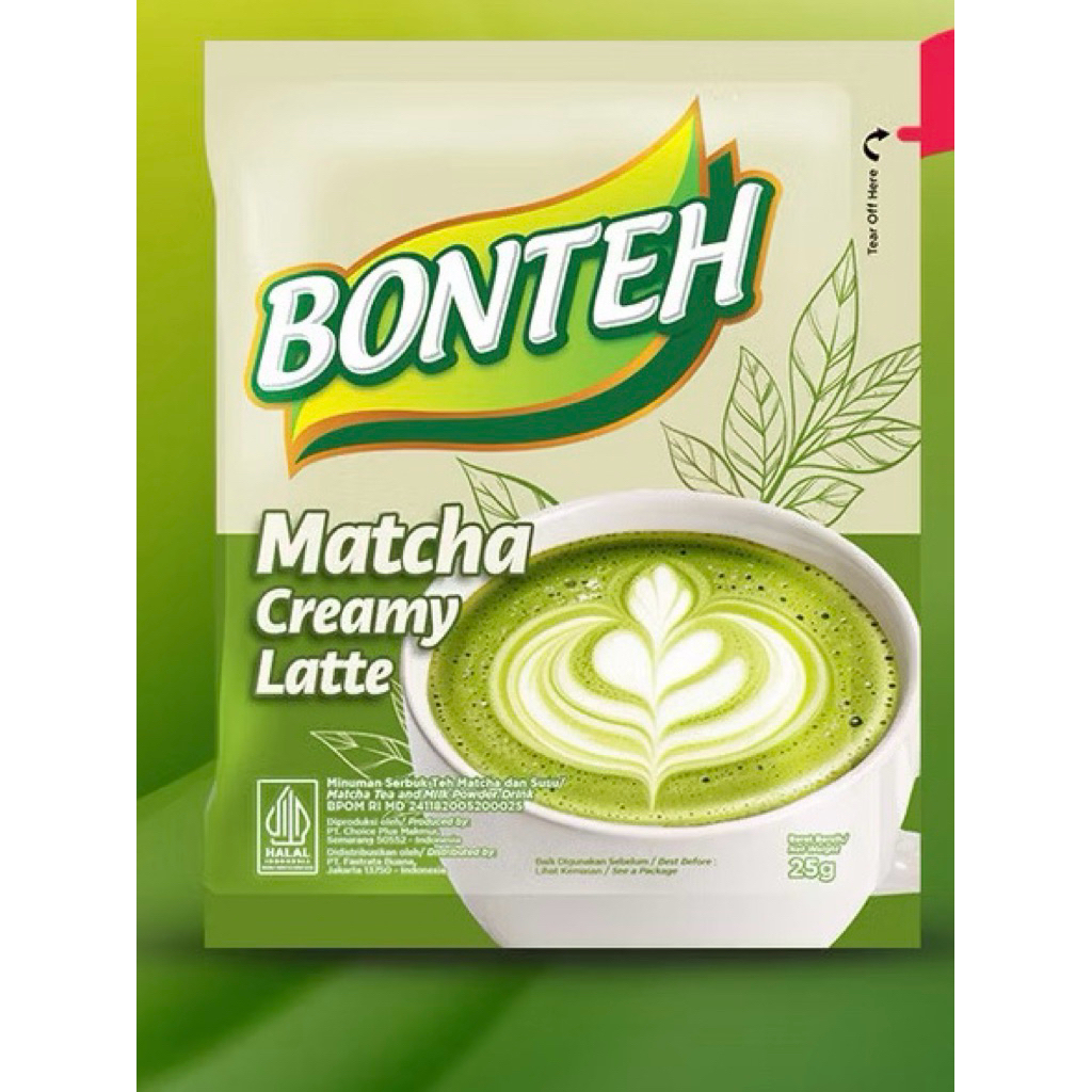 Jual Bonteh Matcha Creamy Latte / Teh Tarik Sachet | Shopee Indonesia