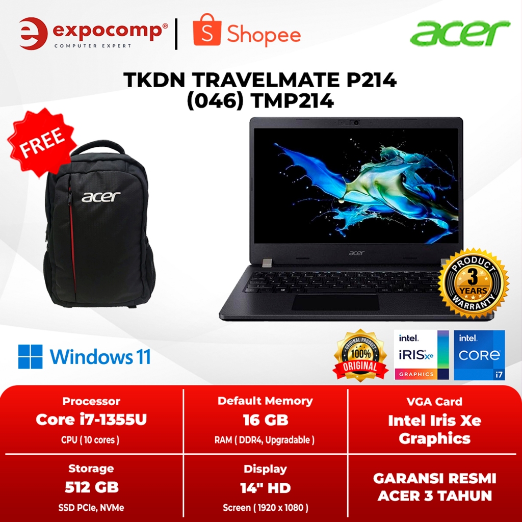 Jual Acer Travelmate P214 Core I7 Terlengkap & Harga Terbaru Agustus ...