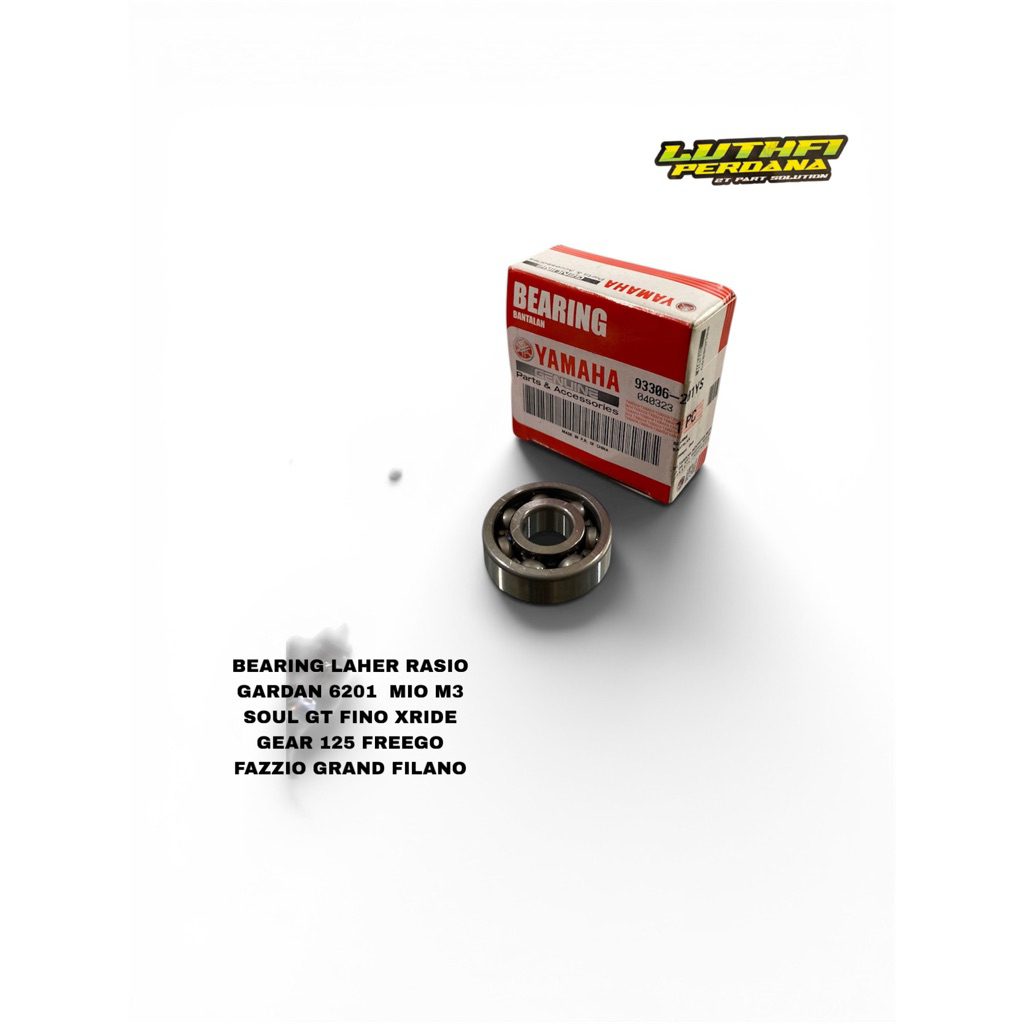 Jual BEARING LAHER RASIO GARDAN 6201 MIO M3 SOUL GT FINO XRIDE GEAR 125 ...