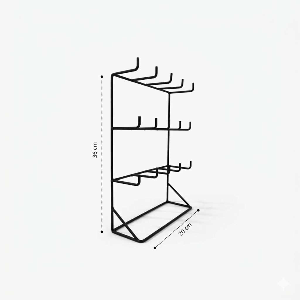 Jual Rak Display Produk 3 Susun Besi Minimalis Rak Pajangan Toko Rak ...
