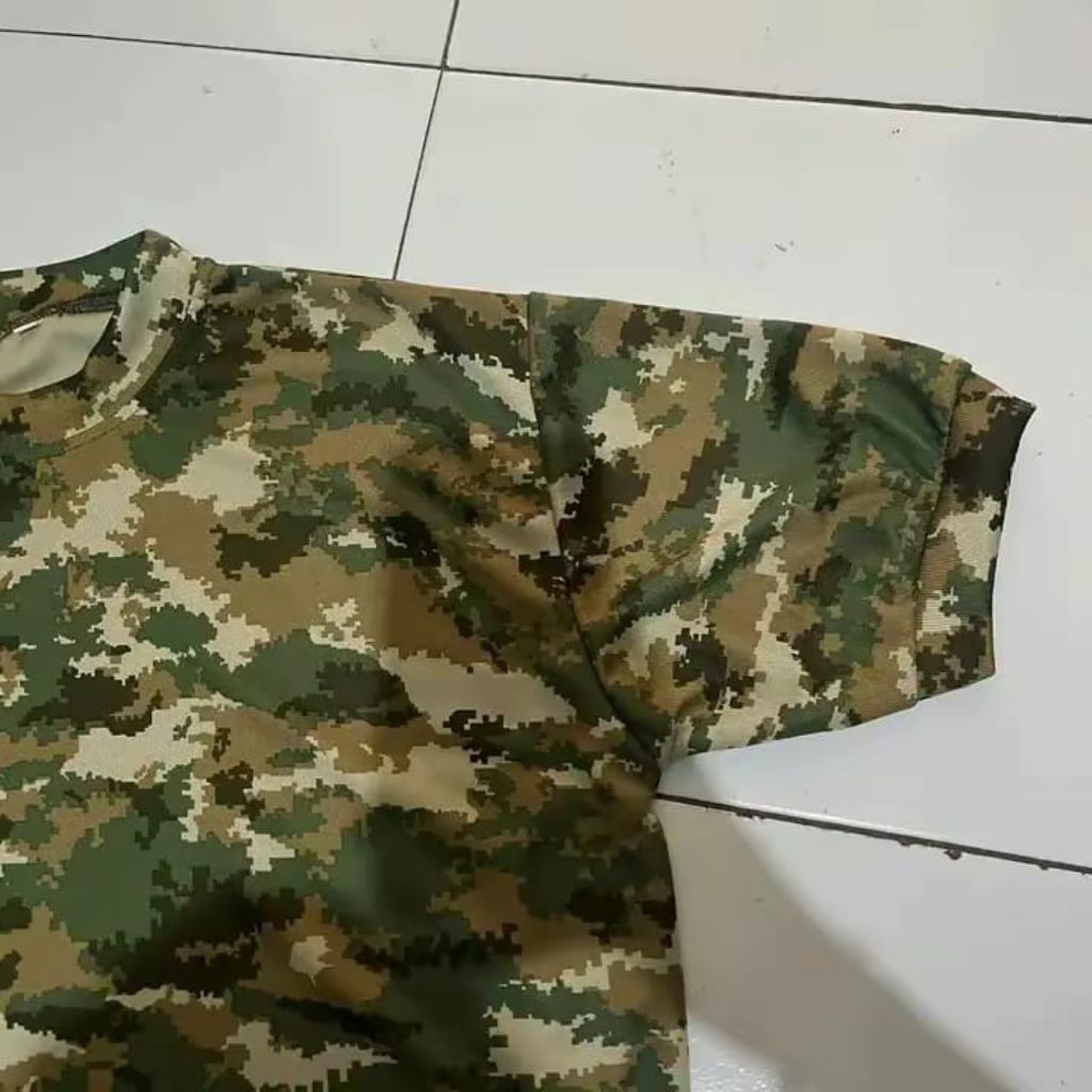 Jual Kaos Pdl Prima Loreng TNI AD Original Bahan Adem | Shopee Indonesia