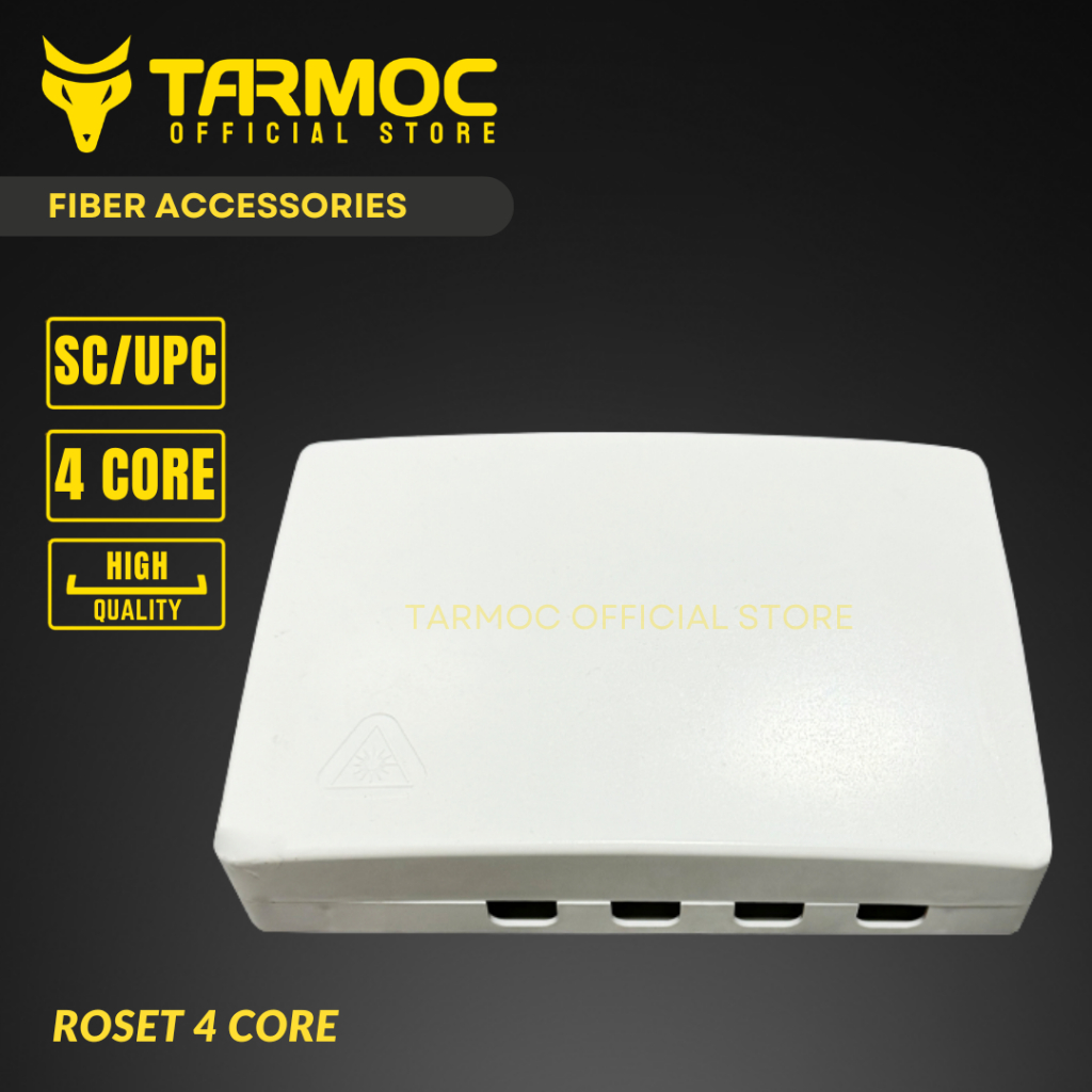 Jual Roset Fiber Optic 4 Core | Roset FO 4 Core White | Shopee Indonesia