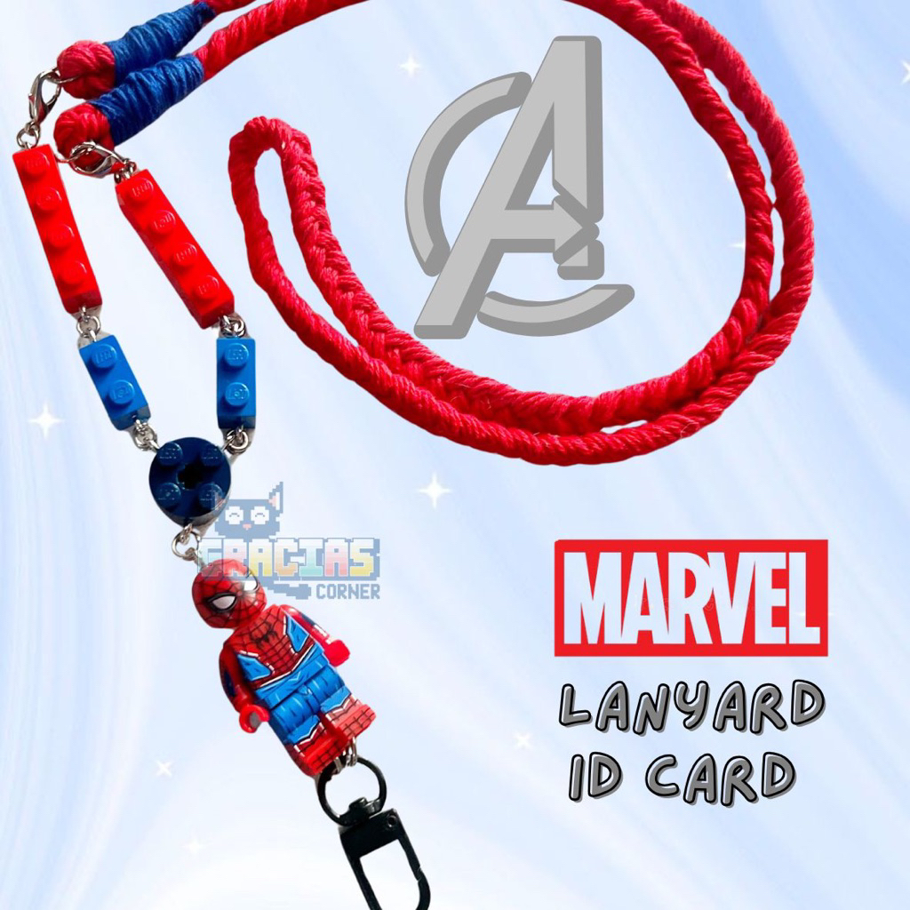 Jual MARVEL AVENGER - LANYARD LEG0 | STRAP ID CARD | LANYARD PODS ...