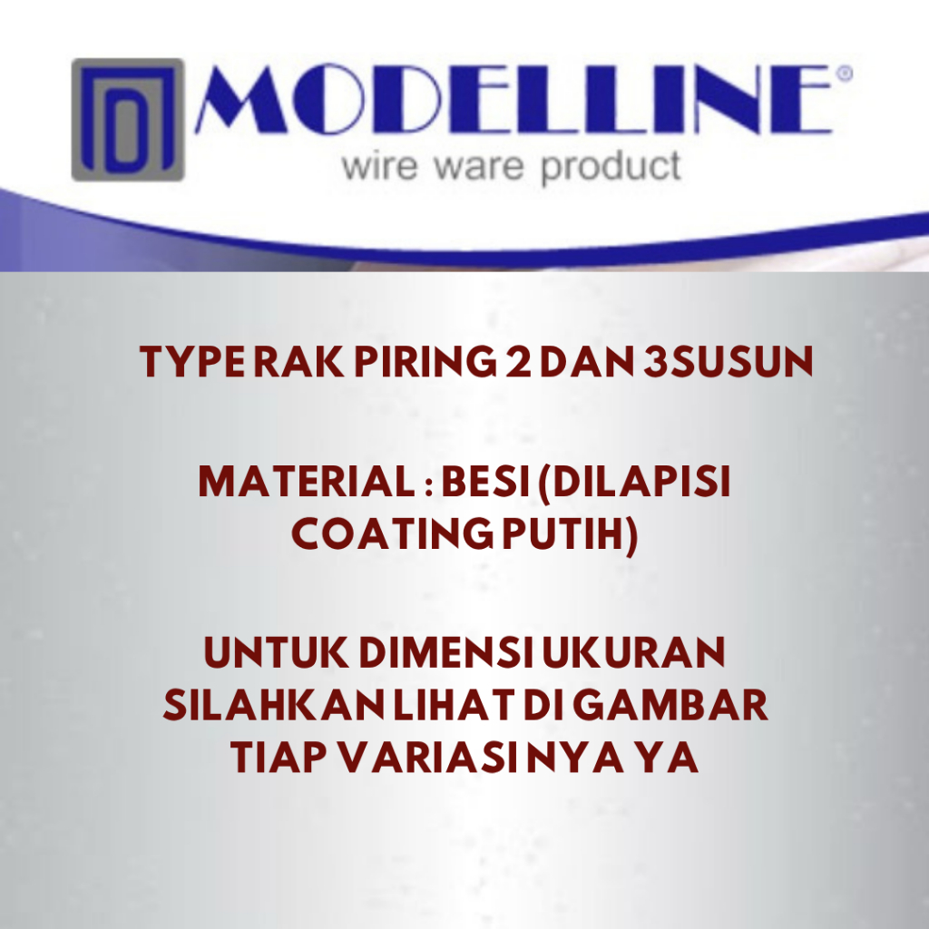 Jual Rak Piring Botol 2 Susun merk Modeline B-30 ME B-30 MED B-30 MED+T ...