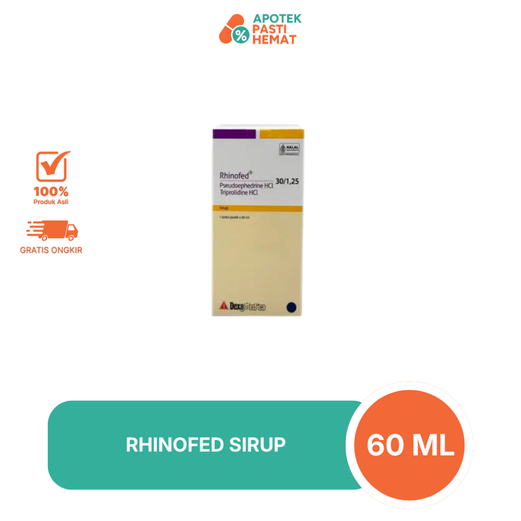 Jual Rhinofed Sirup 60 ml | Shopee Indonesia