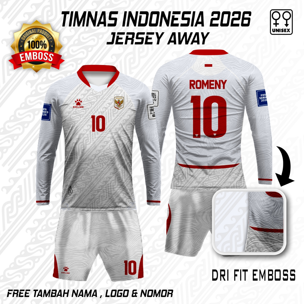 Jual Set Jersey celana Timnas Indonesia away 2026 baju bola tim ...