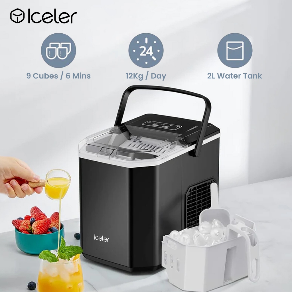 Jual Iceler Mesin Es Portable Ice Maker 12 Kg per Hari | Shopee Indonesia