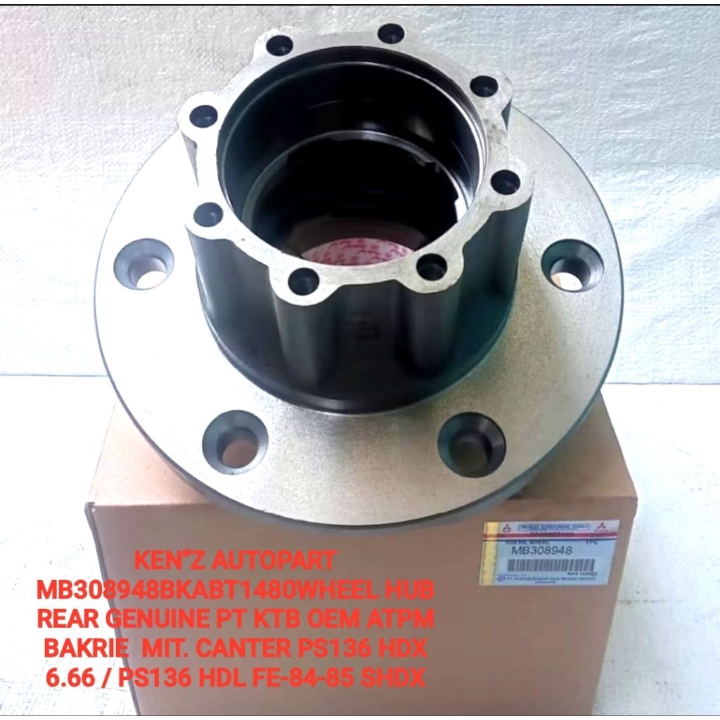 Jual WHEEL HUB REAR NAP RODA BELAKANG TYPE GENUINE PT KTB OEM ATPM ...