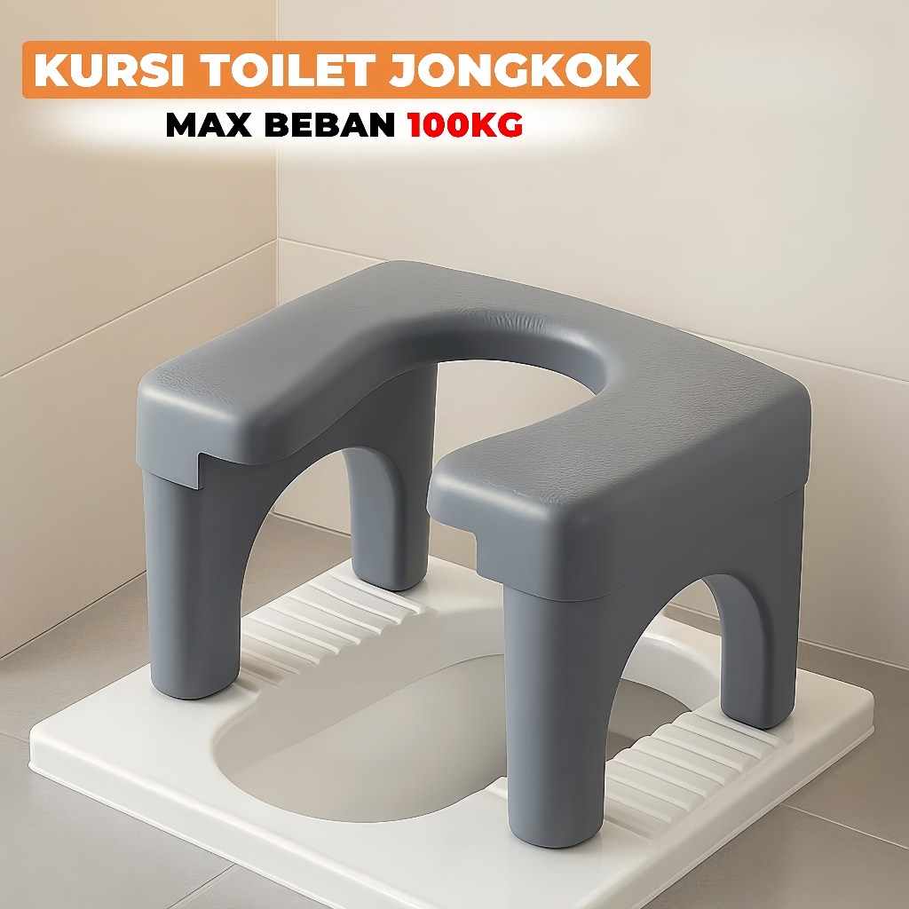 Basus Kursi Toilet Jongkok wc duduk portable Kamar Mandi kloset jongkok flush kursi toilet duduk kursi jongkok plastikHSB682