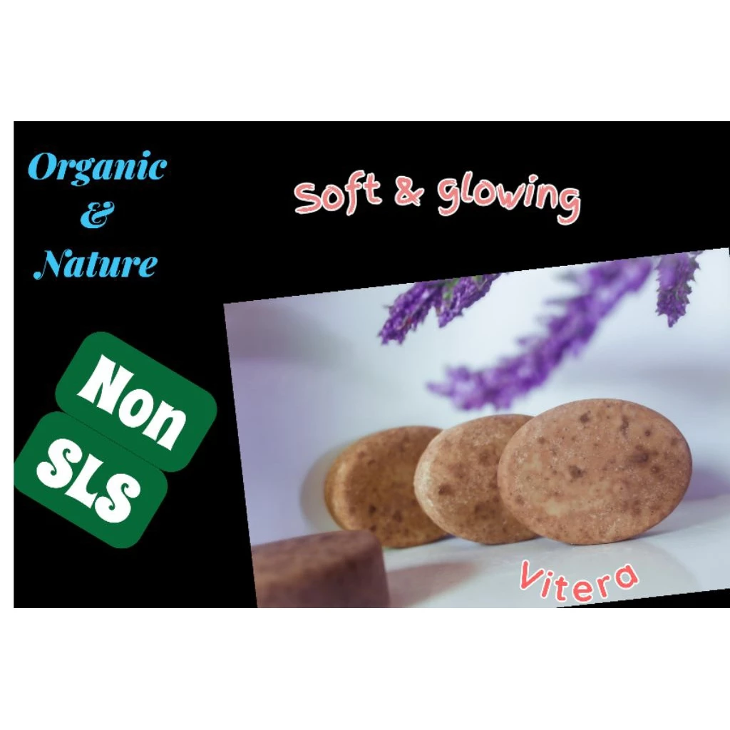 SABUN MANDI NABATI + BUBUK KOPI, KULIT GLOWING & LEMBUT, 100% ALAMI NON SLS / SLES (KLik disini)