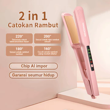 Pengiriman Cepat Keriting Pengeriting Rambut Dengan Layar LCD Pengunci Cerdas PTC Multi Level