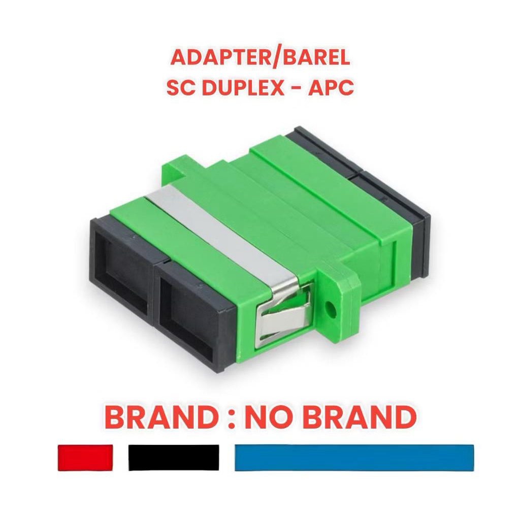 Jual HYC ADAPTER SC APC DUPLEX Barel Adaptor SC APC DX Fiber Optic ...