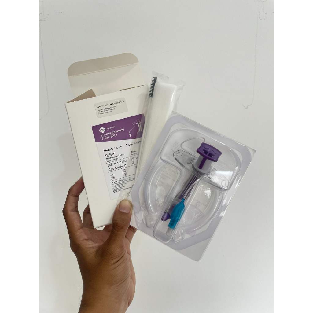 Jual Size 7.5 Tracheostomy Tube Kits / kanul trakeostomi no.7.5 (SCW ...