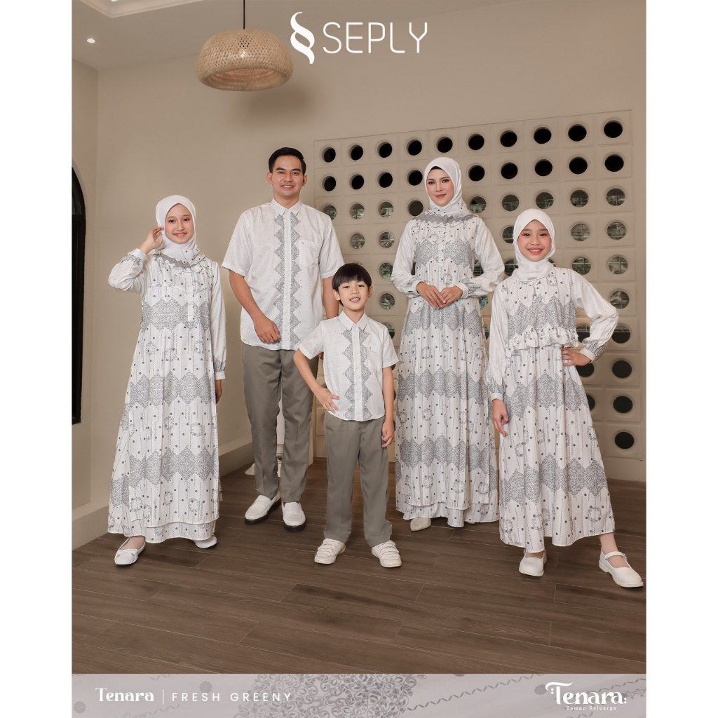 Jual Sarimbit SEPLY Terbaru 2026 TENARA FRESH GREENY Gamis Koko
