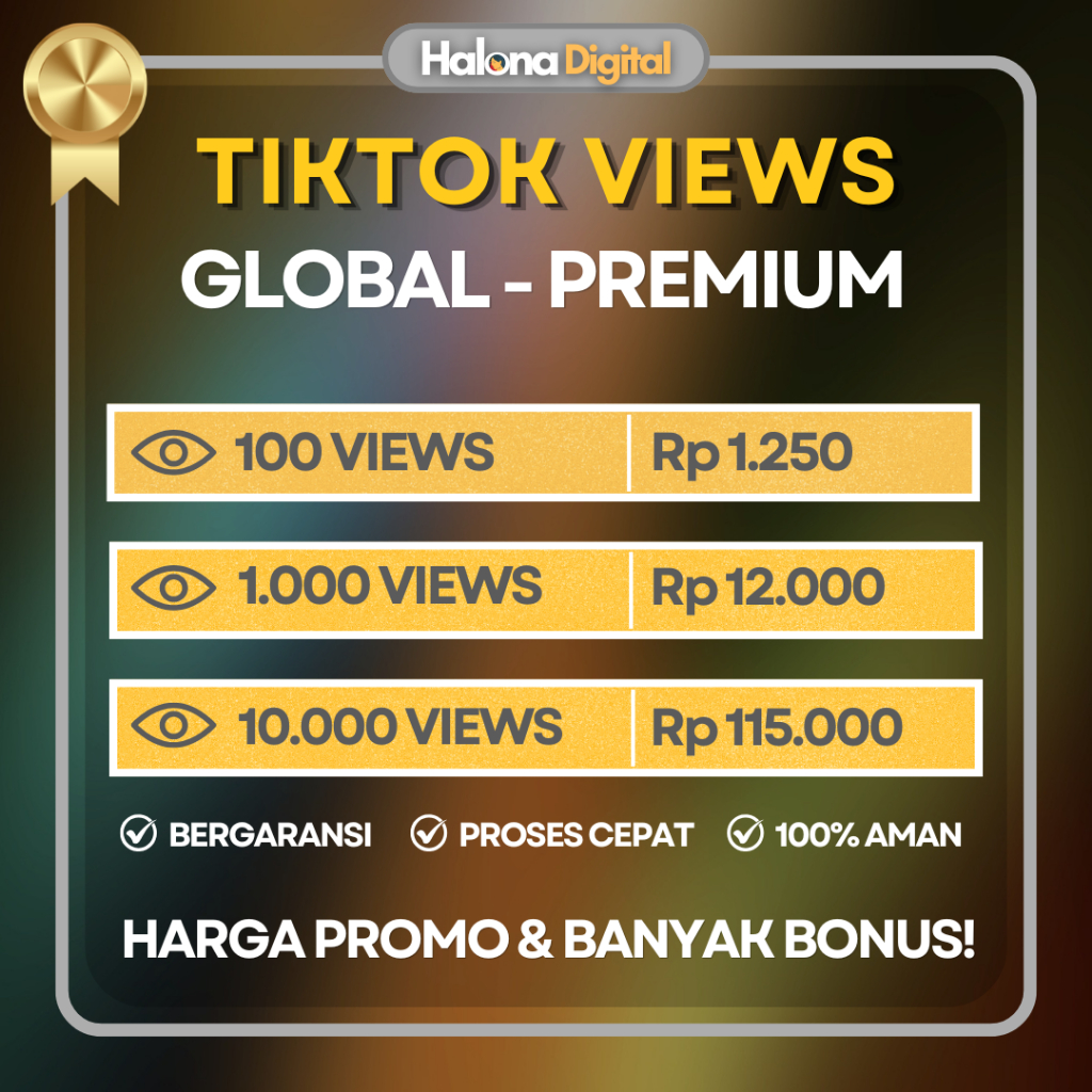 Jual View Tiktok Permanen REAL AKTIF - Views Video TOKTOK VIEWER - HIGH ...
