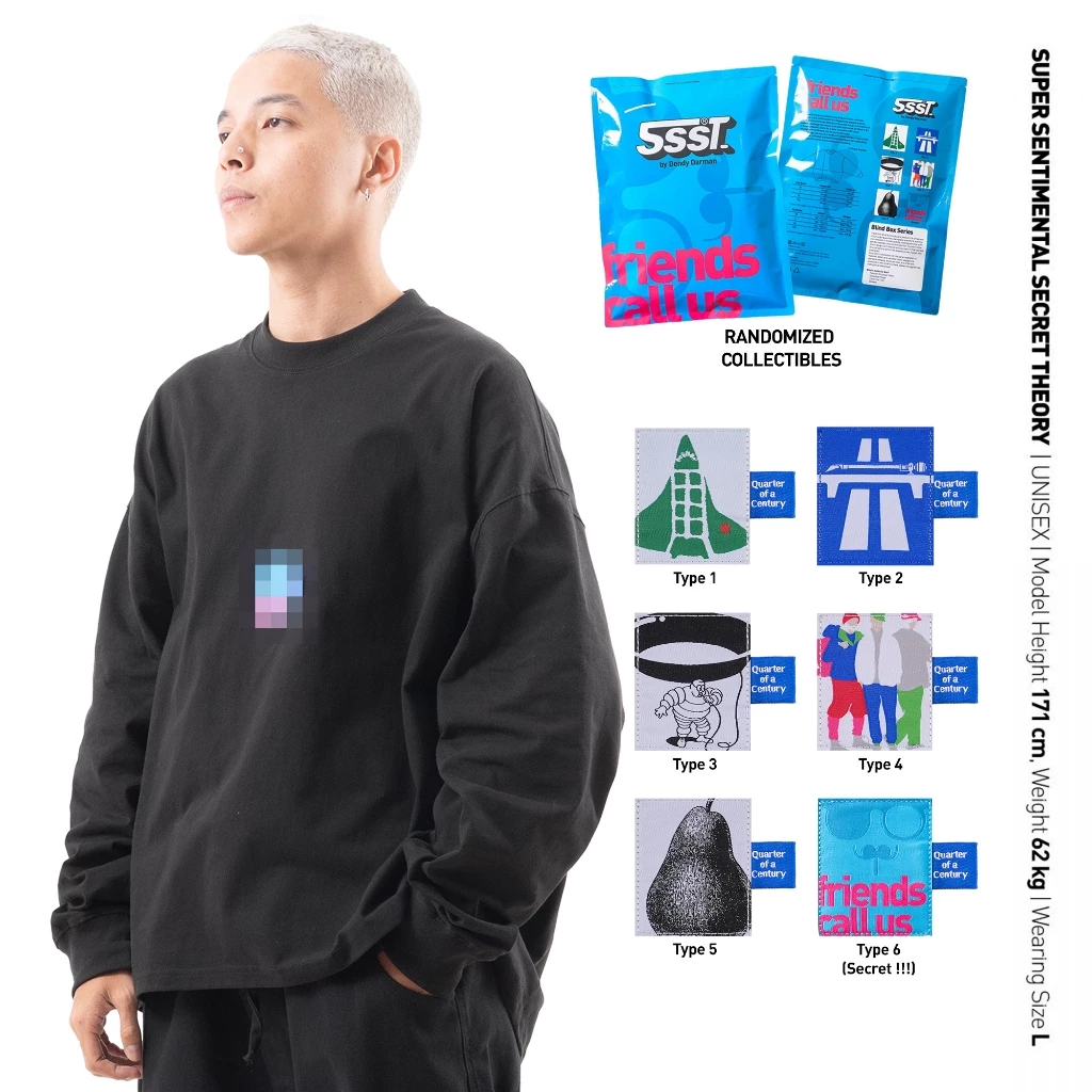 Kaos Oversize Pria Longsleeve Premium 16s Streetwear Dendy Darman - Kaos Oversize