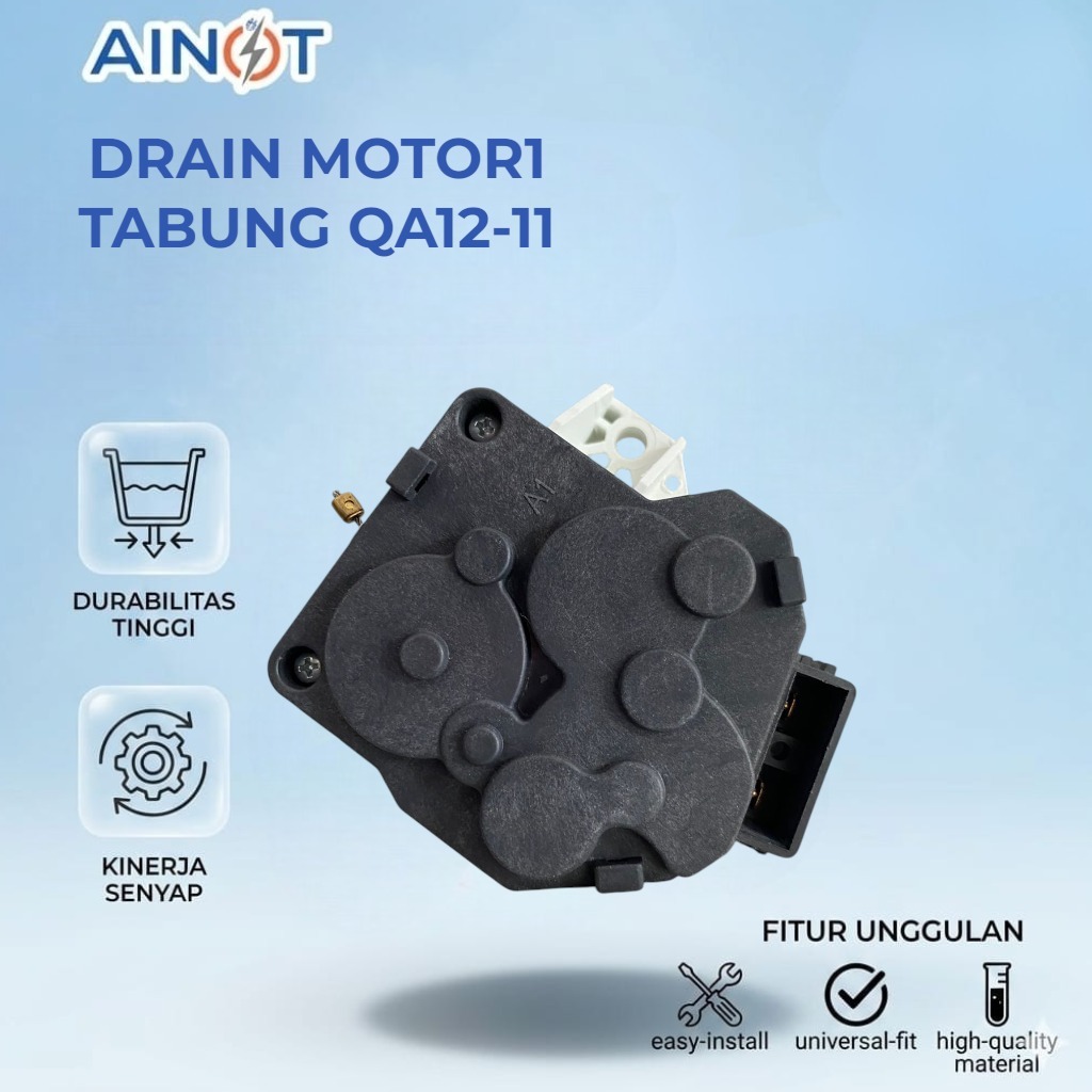 Jual AINOT - Drain Motor Mesin Cuci 1 Tabung QA12-11 / Motor Pembuangan ...